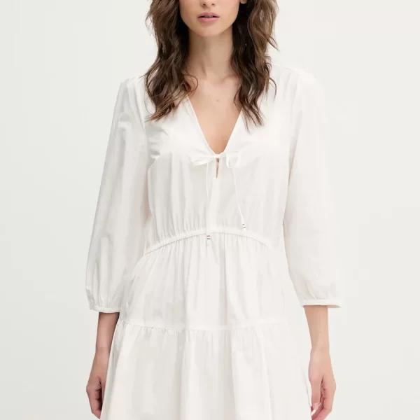 Βαμβακερό φόρεμα Tommy Jeans