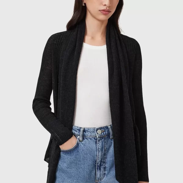 Ζακέτα από μίγμα μαλλιού AllSaints HARPER