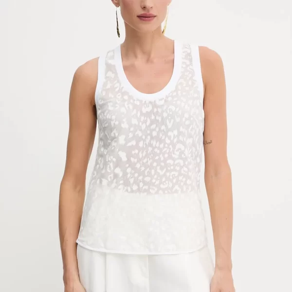 PINKO Μπλούζα με μείγμα μεταξιού Pinko