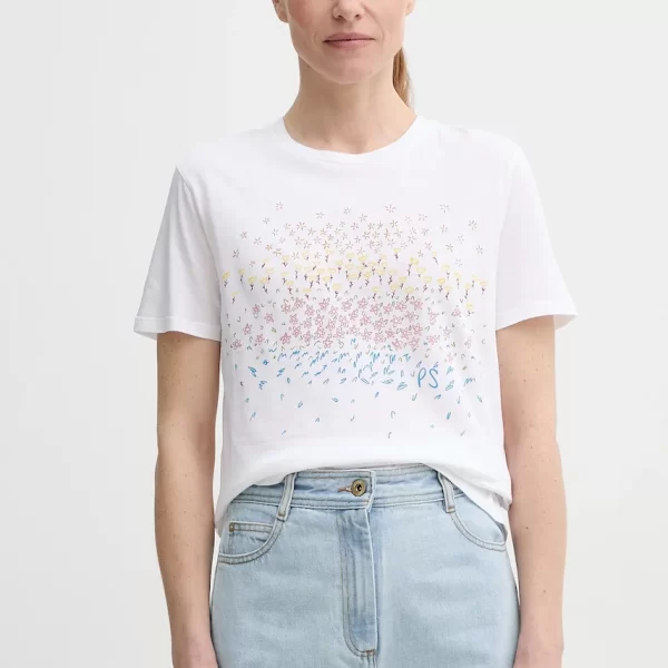 PS PAUL SMITH Βαμβακερό μπλουζάκι PS Paul Smith