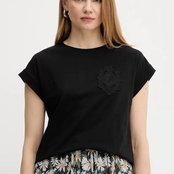 TWINSET Βαμβακερό μπλουζάκι Twinset