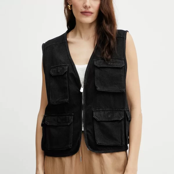PINKO Γιλέκο τζιν Pinko