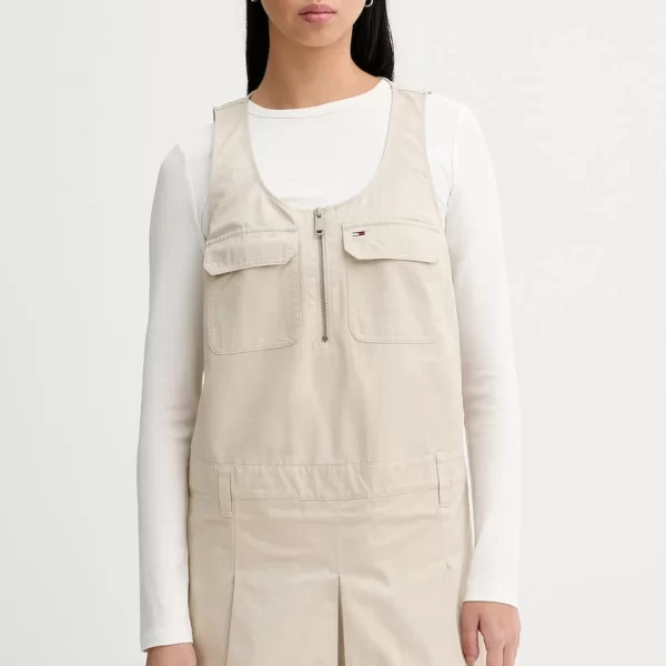 Βαμβακερό φόρεμα Tommy Jeans