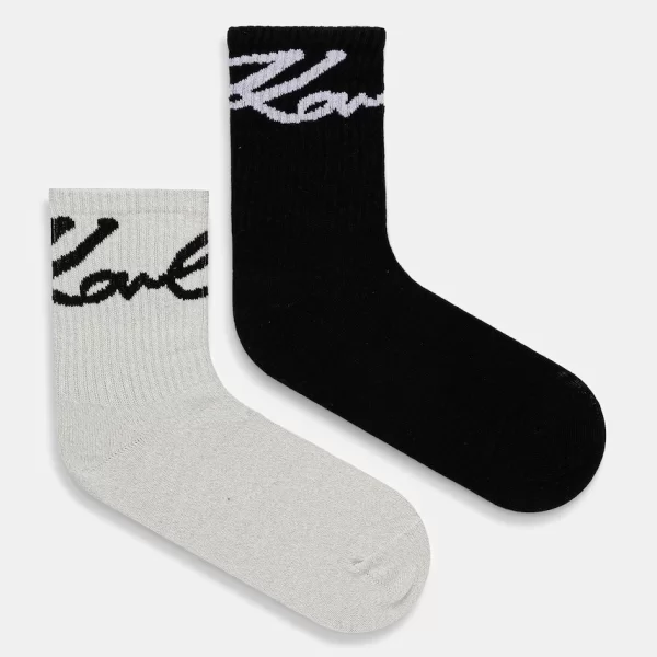 Κάλτσες Karl Lagerfeld SIGNATURE LUREX 2-pack