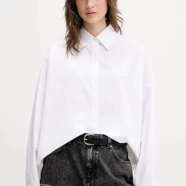 Βαμβακερό πουκάμισο Hugo Blue Edafne_B San Jared-C