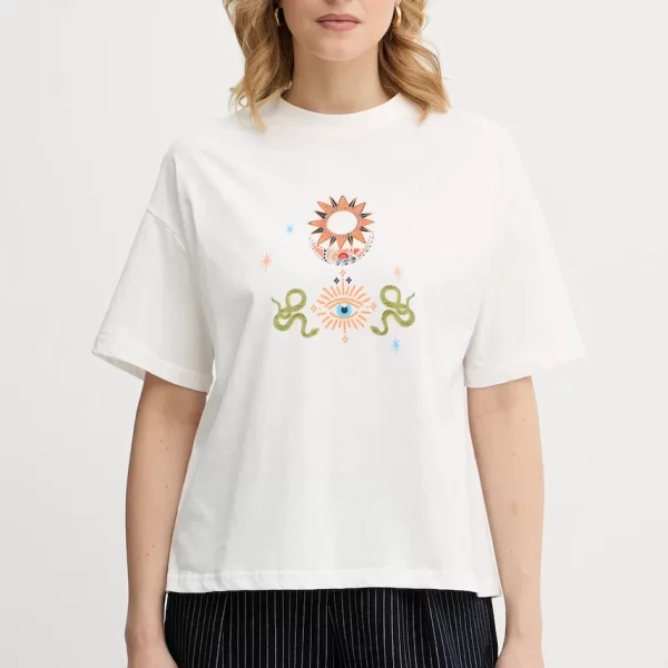 Βαμβακερό μπλουζάκι Never Fully Dressed Mystical