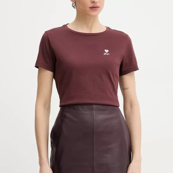 Boss Orange Βαμβακερό μπλουζάκι BOSS Orange C Elove 1 Mett-Valentine