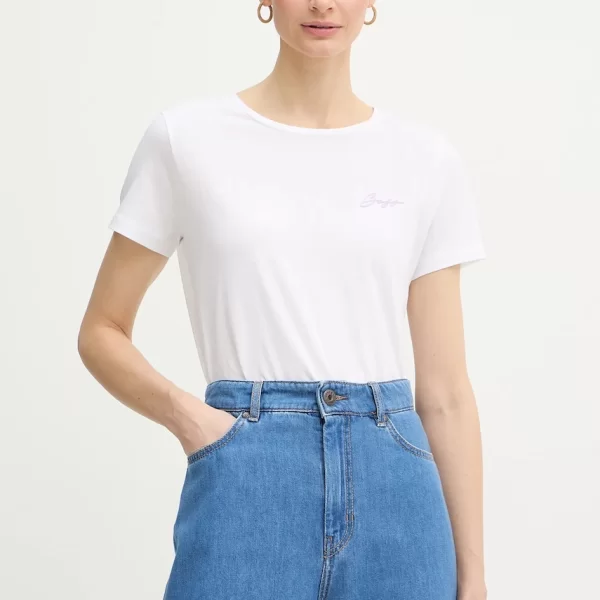 Boss Orange Βαμβακερό μπλουζάκι BOSS Orange C Elove 1 Mett-Valentine