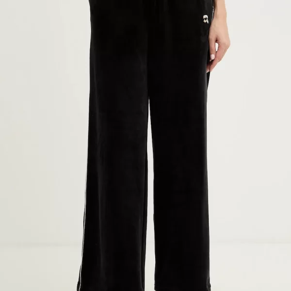 Karl Lagerfeld Βελούδινο παντελόνι φόρμας Karl Lagerfeld IKON