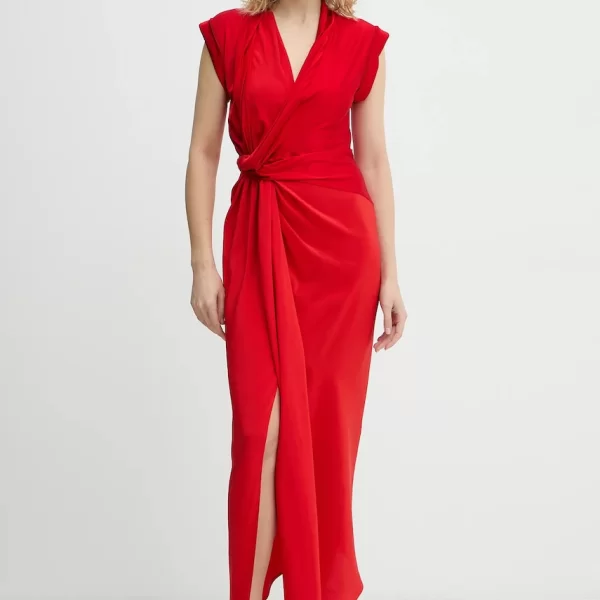 VICTORIA BECKHAM Φόρεμα με προσθήκη μεταξιού Victoria Beckham