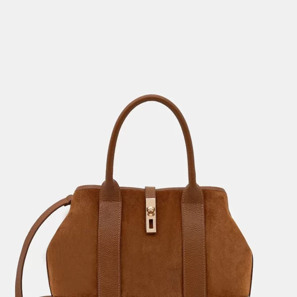 Answear Lab Δερμάτινη τσάντα Answear.LAB