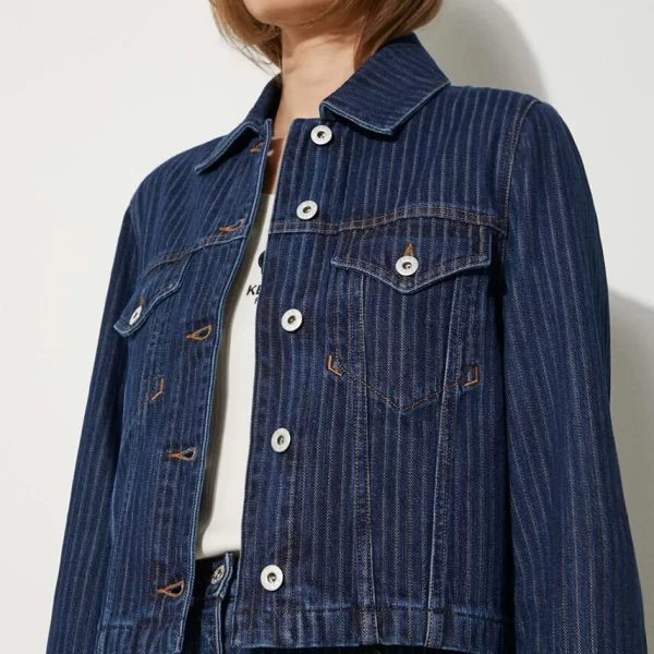KENZO Τζιν μπουφάν Kenzo Trucker Jacket Stripped