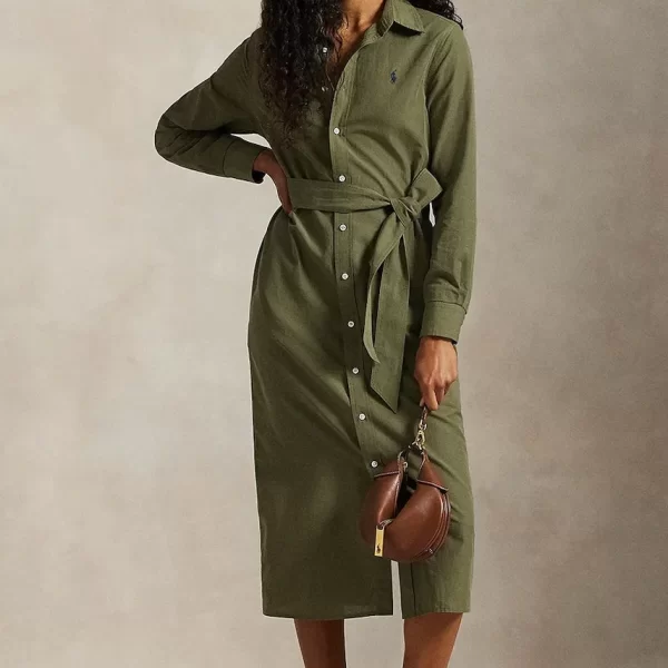 Φόρεμα από λινό Polo Ralph Lauren