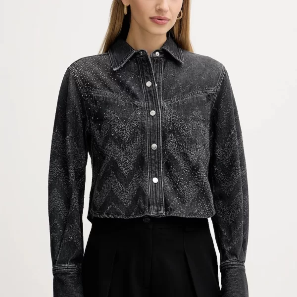 Boss Orange Τζιν πουκάμισο BOSS Orange Bashinah