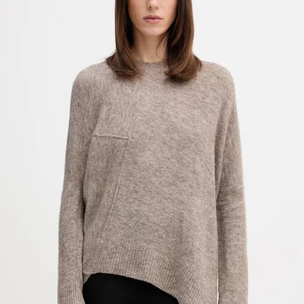 Πουλόβερ με προσθήκη μαλλιού AllSaints