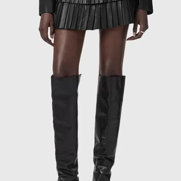 Δερμάτινη φούστα AllSaints