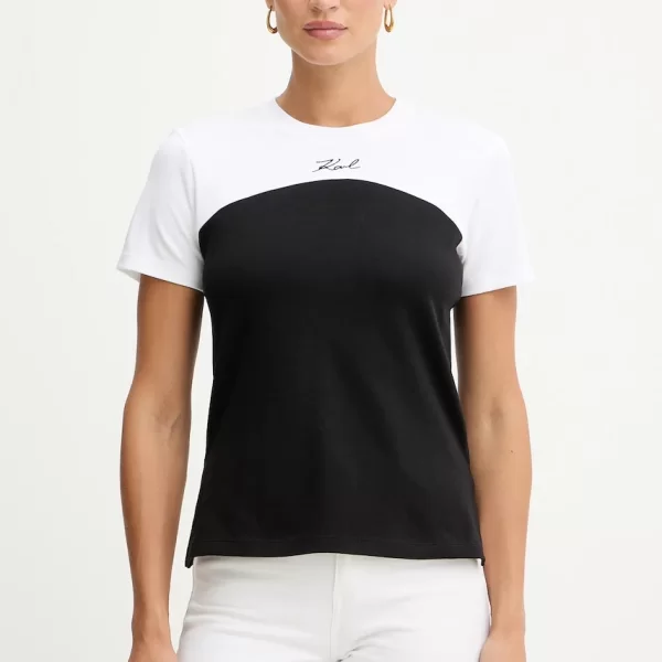 Karl Lagerfeld Βαμβακερό μπλουζάκι Karl Lagerfeld