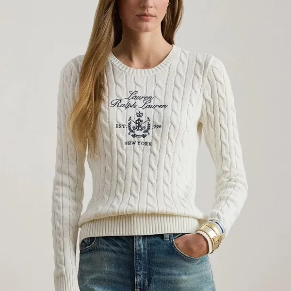 LAUREN RALPH LAUREN Βαμβακερό πουλόβερ Lauren Ralph Lauren