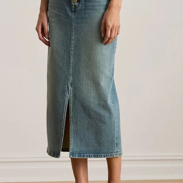 Τζιν φούστα Lauren Ralph Lauren