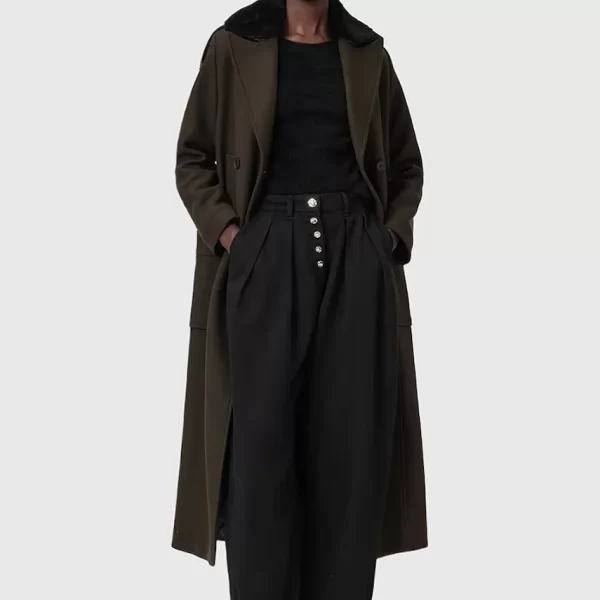 AllSaints Παλτό με προσθήκη μαλλιού AllSaints