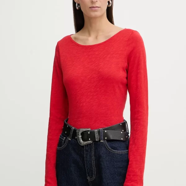 Marc O'Polo Βαμβακερή μπλούζα με μακριά μανίκια Marc O'Polo