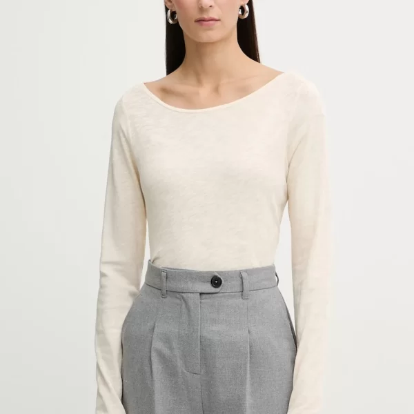 Marc O'Polo Βαμβακερή μπλούζα με μακριά μανίκια Marc O'Polo