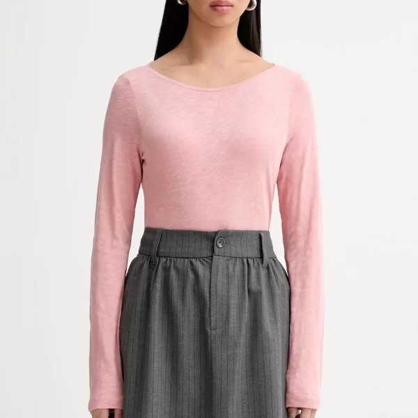 Marc O'Polo Βαμβακερή μπλούζα με μακριά μανίκια Marc O'Polo