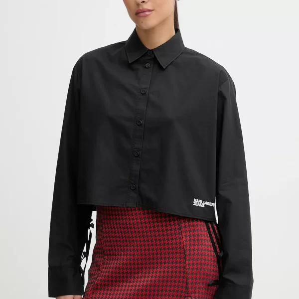 KARL LAGERFELD JEANS Βαμβακερό πουκάμισο Karl Lagerfeld Jeans