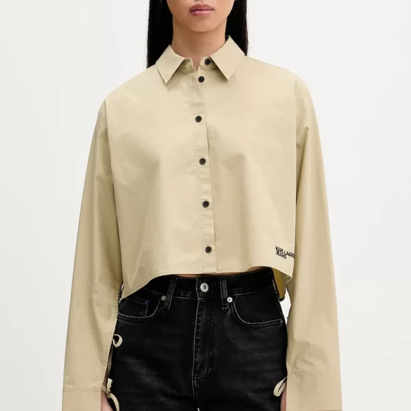 KARL LAGERFELD JEANS Βαμβακερό πουκάμισο Karl Lagerfeld Jeans