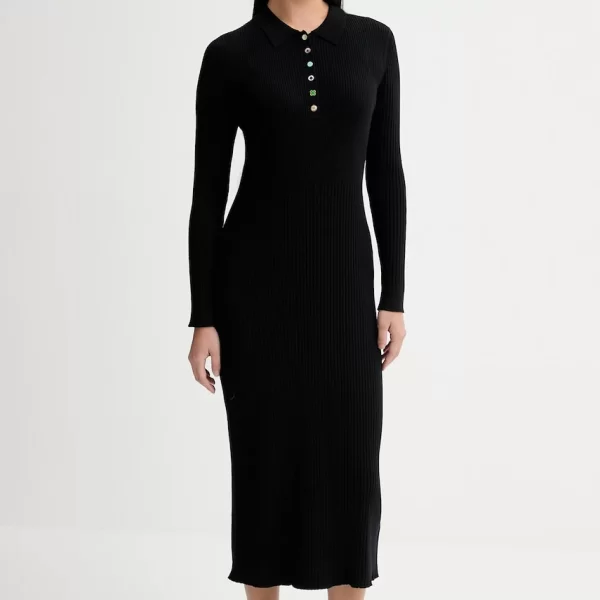 PS PAUL SMITH Φόρεμα με προσθήκη μαλλιού PS Paul Smith