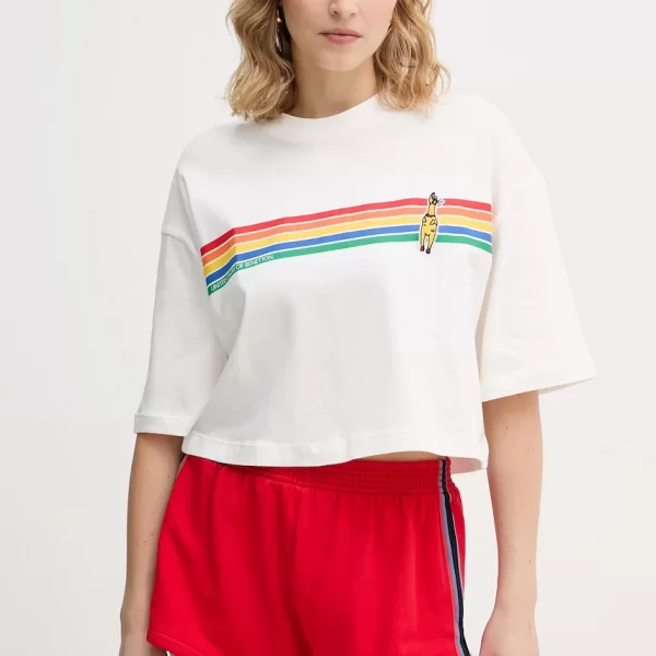 United Colors of Benetton Βαμβακερό μπλουζάκι United Colors of Benetton x Stranger Things