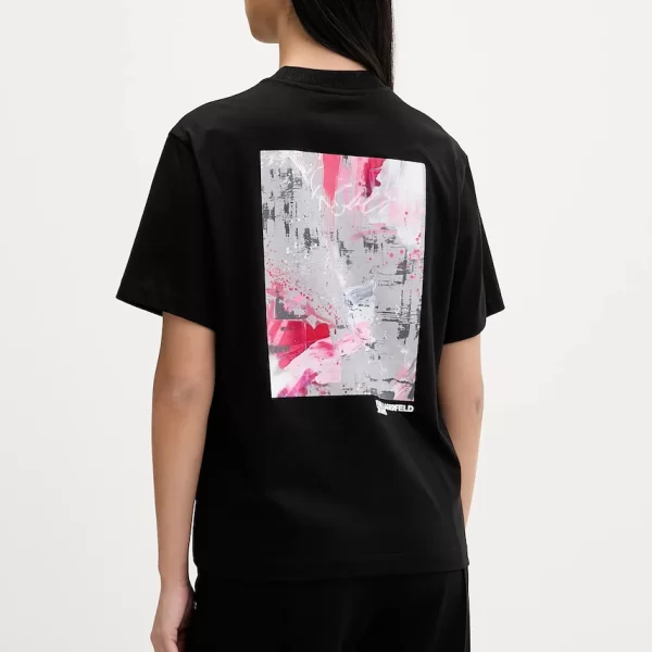 KARL LAGERFELD JEANS Βαμβακερό μπλουζάκι Karl Lagerfeld Jeans