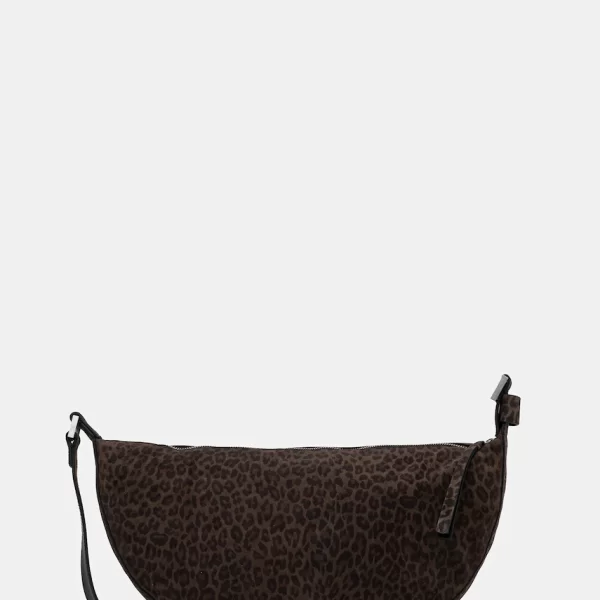 AllSaints Τσάντα σουέτ AllSaints HALFMOON