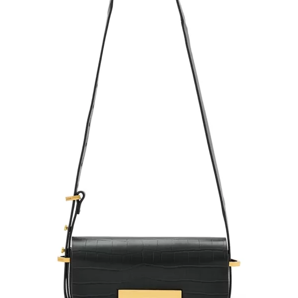 AllSaints Δερμάτινη τσάντα AllSaints