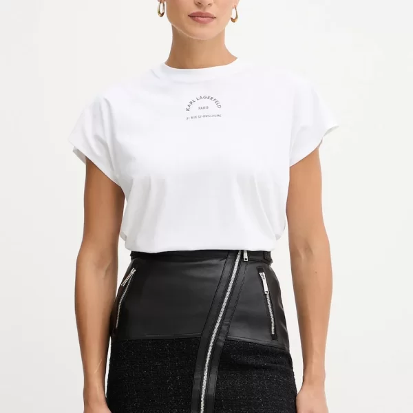 Βαμβακερό μπλουζάκι Karl Lagerfeld