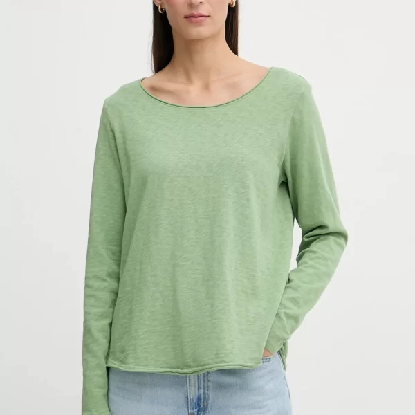 Marc O'Polo Βαμβακερή μπλούζα με μακριά μανίκια Marc O'Polo