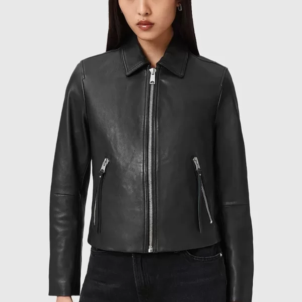 AllSaints Δερμάτινο μπουφάν AllSaints