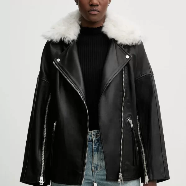 AllSaints Δερμάτινo jacket AllSaints VENDRA