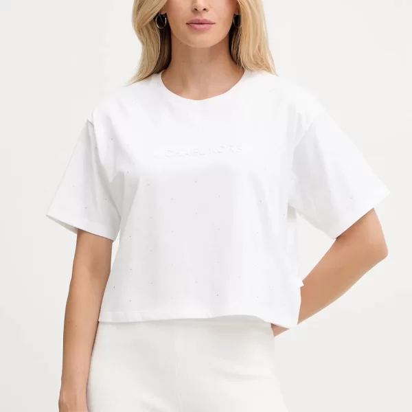 Βαμβακερό μπλουζάκι MICHAEL Michael Kors