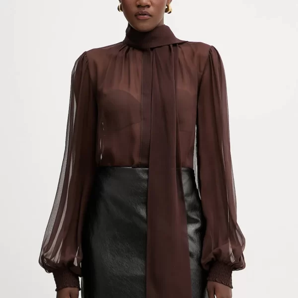 Μεταξωτό πουκάμισο Retrofete Hasli