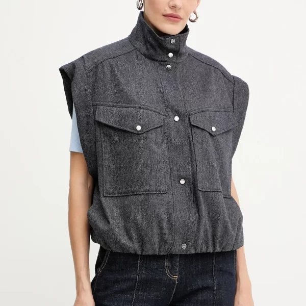 Boss Orange Αμάνικο με προσθήκη μαλλιού BOSS Orange Bashinah