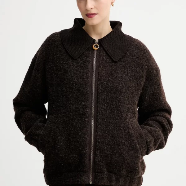 Μπουφάν με προσθήκη μάλλινου υφάσματος Sessun