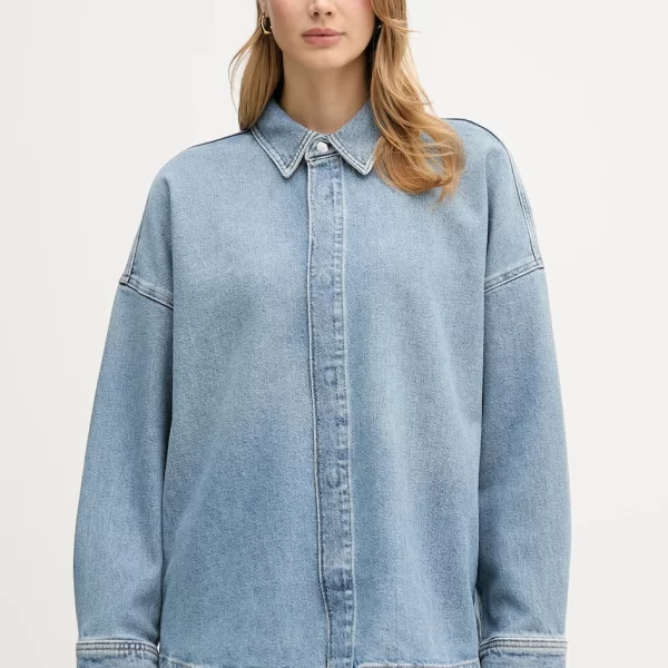 Τζιν πουκάμισο Calvin Klein Jeans