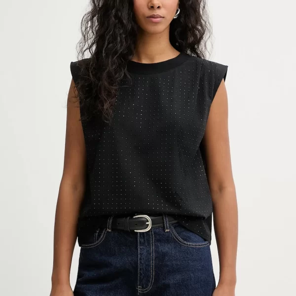 Patrizia Pepe Βαμβακερό τοπ Patrizia Pepe