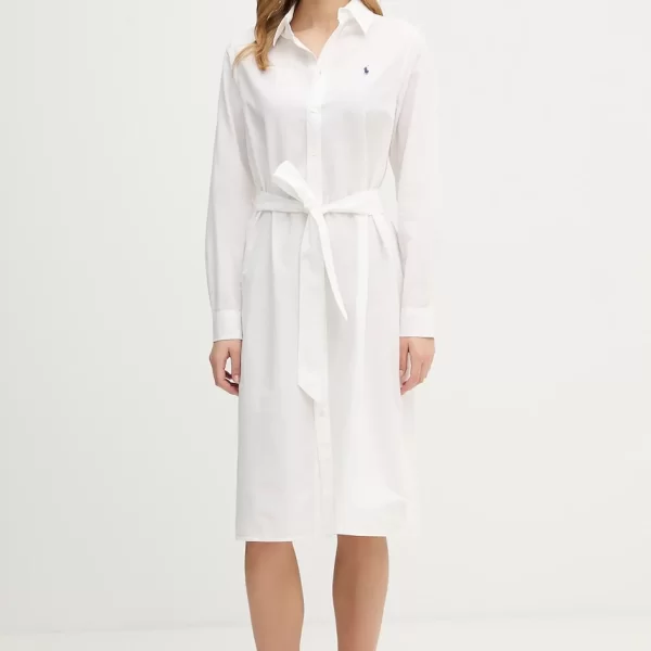 Φόρεμα από λινό Polo Ralph Lauren