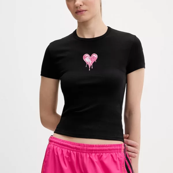 Hugo Blue Βαμβακερό μπλουζάκι Hugo Blue Dever_B_2