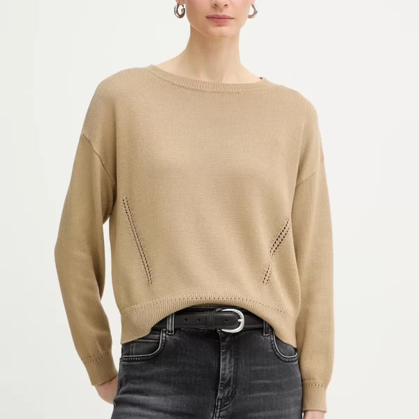 MARELLA Βαμβακερό πουλόβερ Marella ZEBU