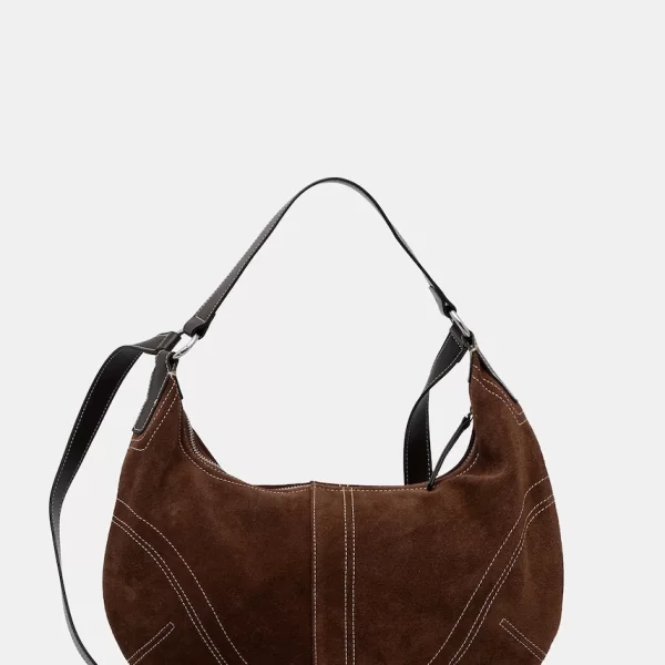 Answear Lab Τσάντα σουέτ Answear.LAB