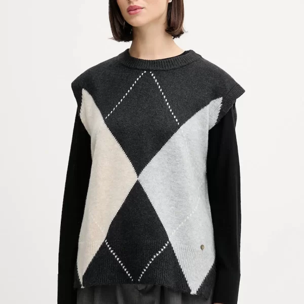 PEDRO DEL HIERRO Γιλέκο από μείγμα μαλλιού Pedro del Hierro