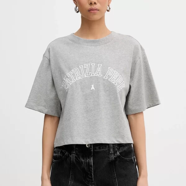Patrizia Pepe Βαμβακερό μπλουζάκι Patrizia Pepe